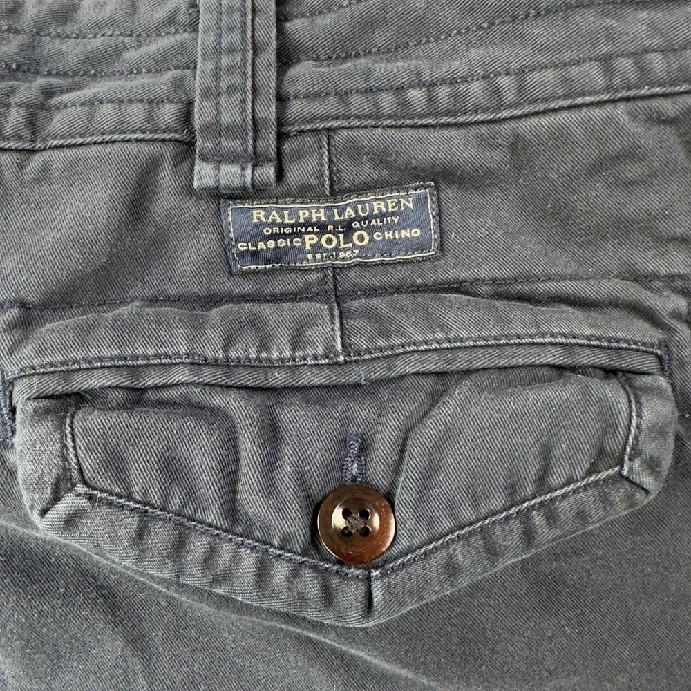 Polo Ralph‎ Lauren Shorts Mens 40 Navy Gellar Fatigue Cargo Chino Heavy Pockets